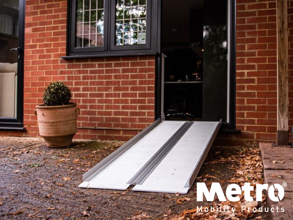 Enable Access NEW Metro Folding Aluminium Ramp in place